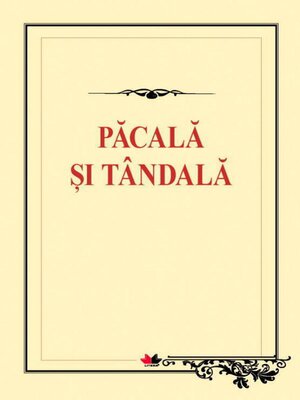 cover image of Păcală și Tândală
